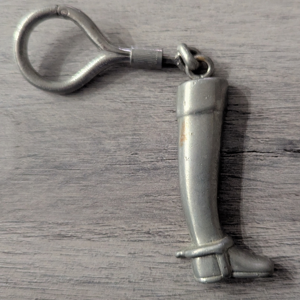 Gucci Silver Boot Keychain